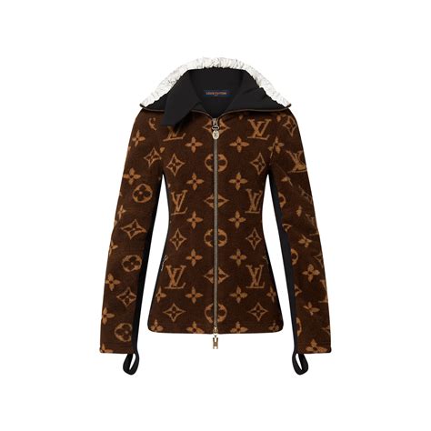 louis vuitton fleece jacket monogram